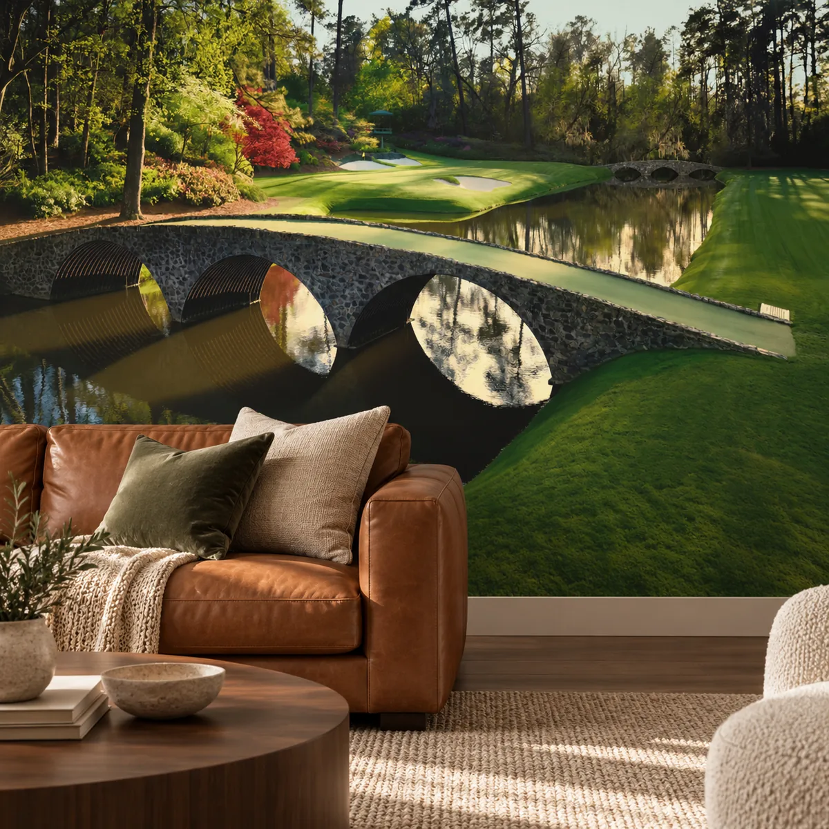 Murale du parcours de golf d’Augusta