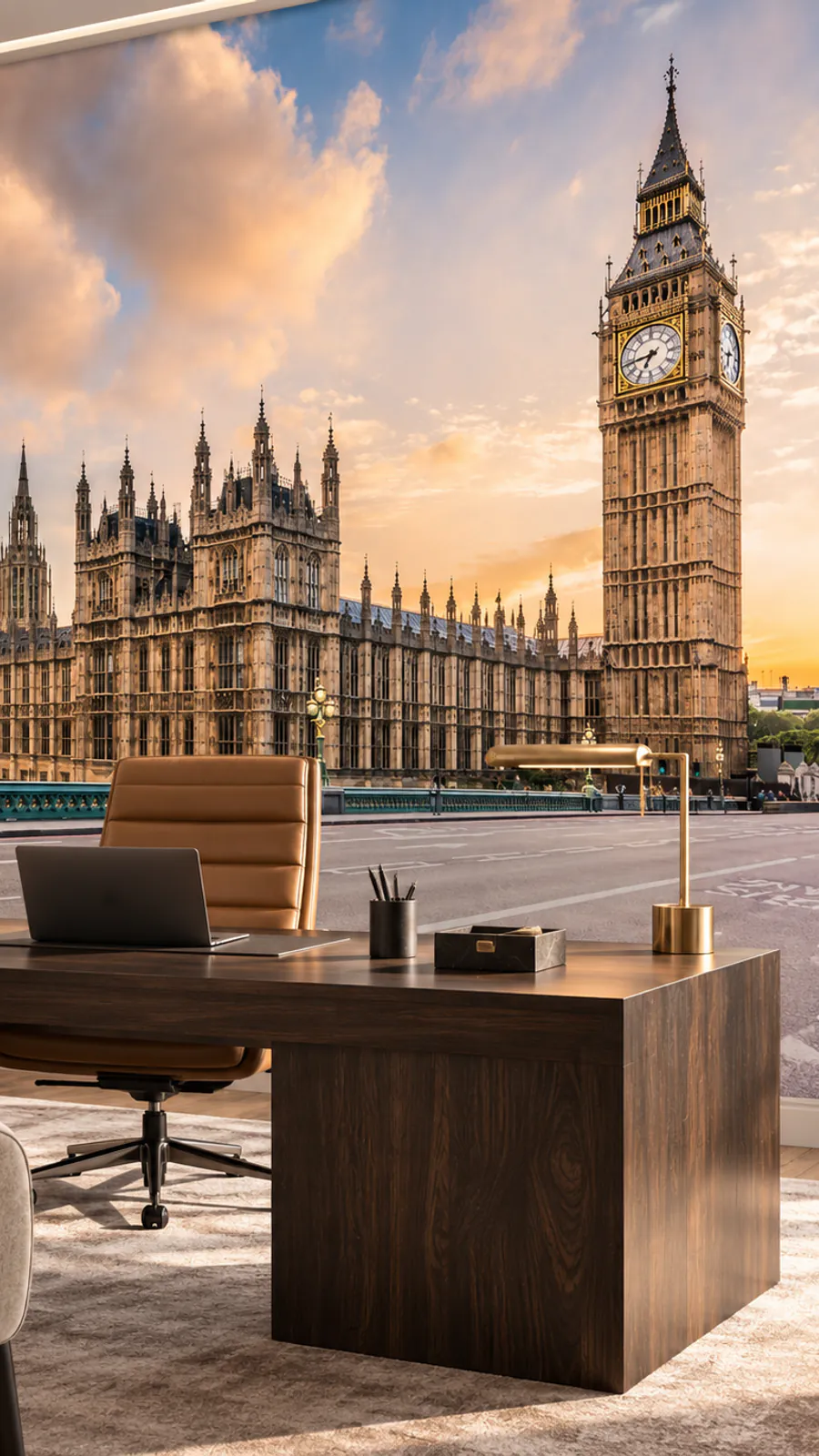 Murale de Big Ben et du Parlement de Londres, image no 374201386