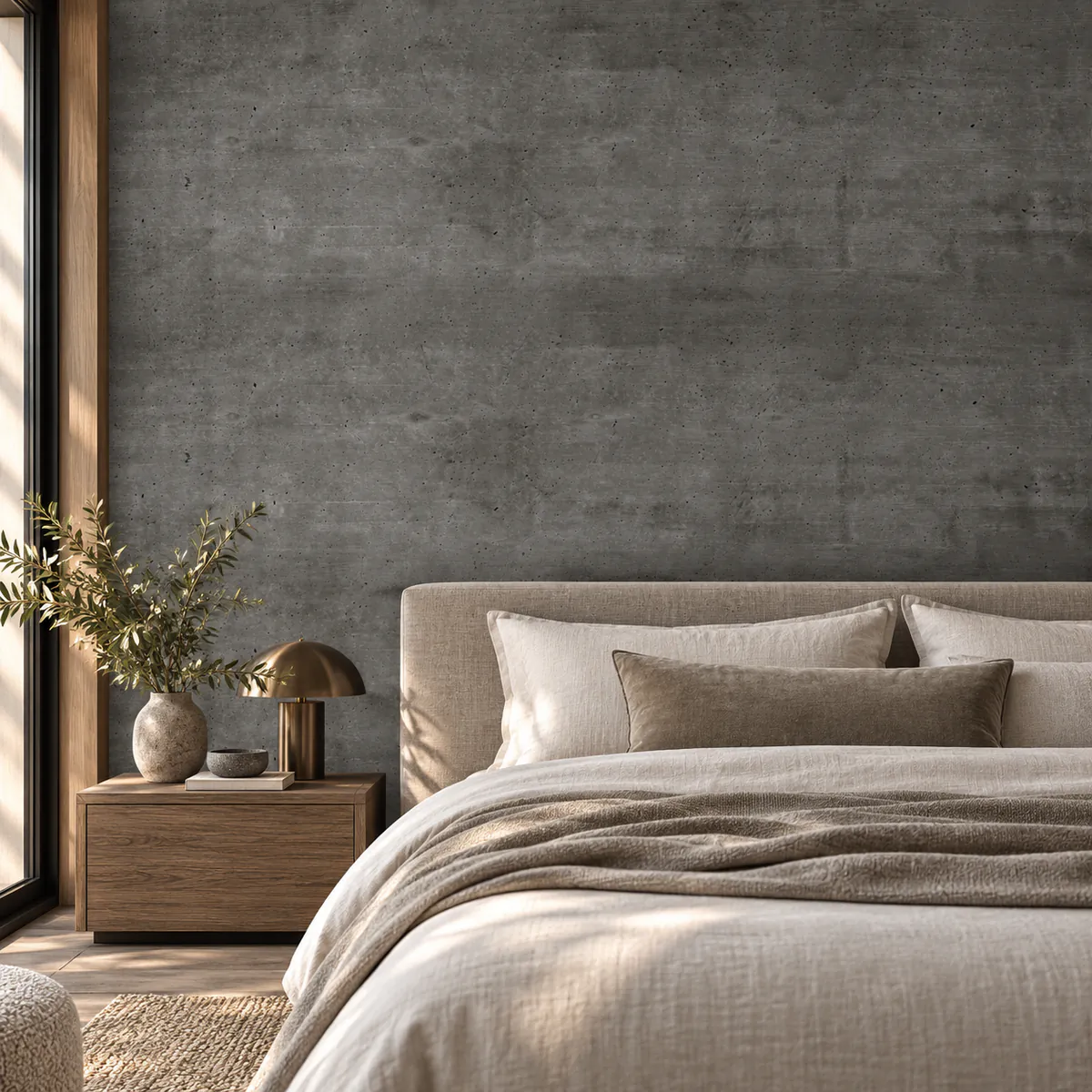 Concrete-effect wall mural 183012129 — original tone