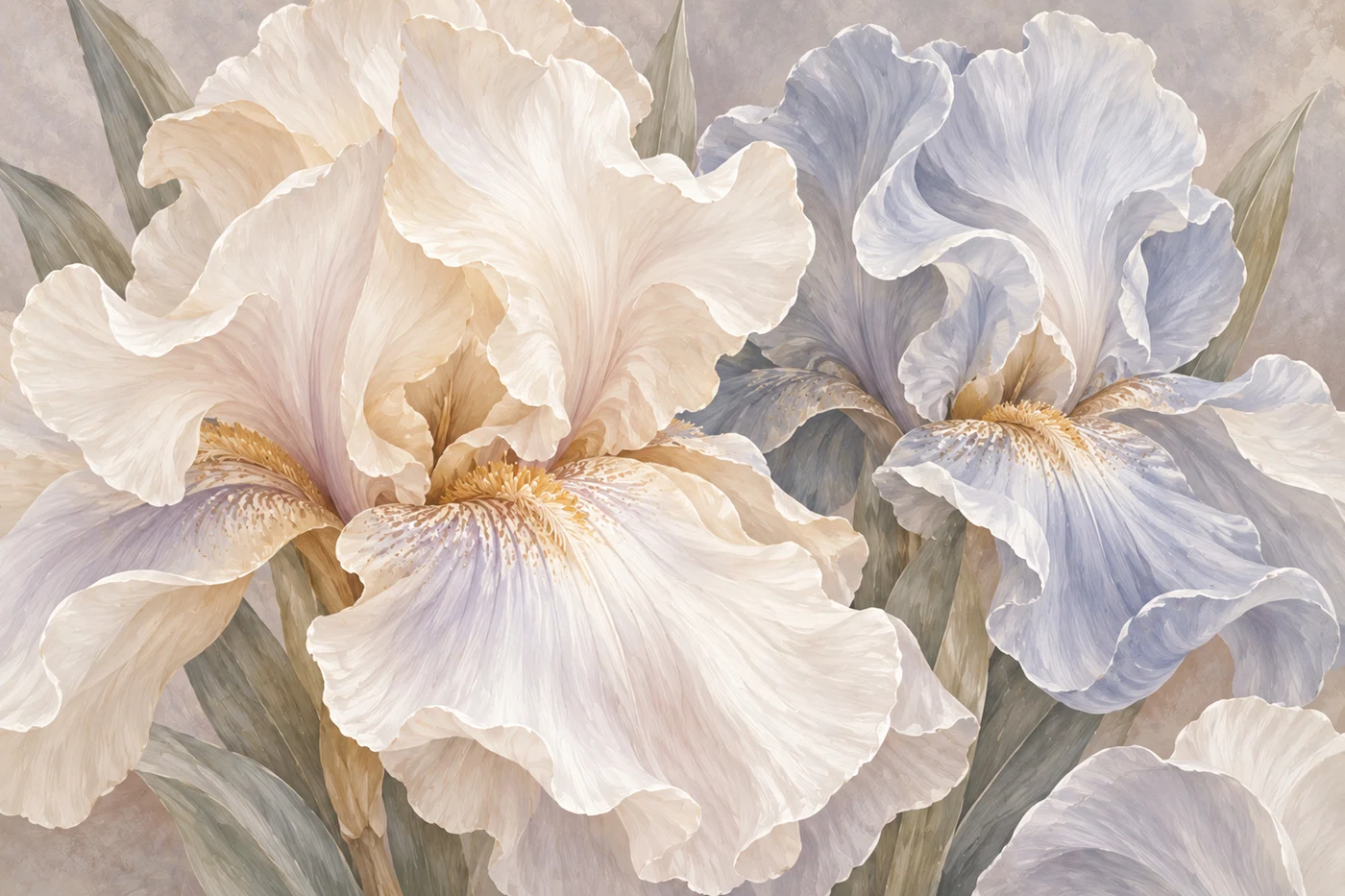 Smoky Blue Irises
