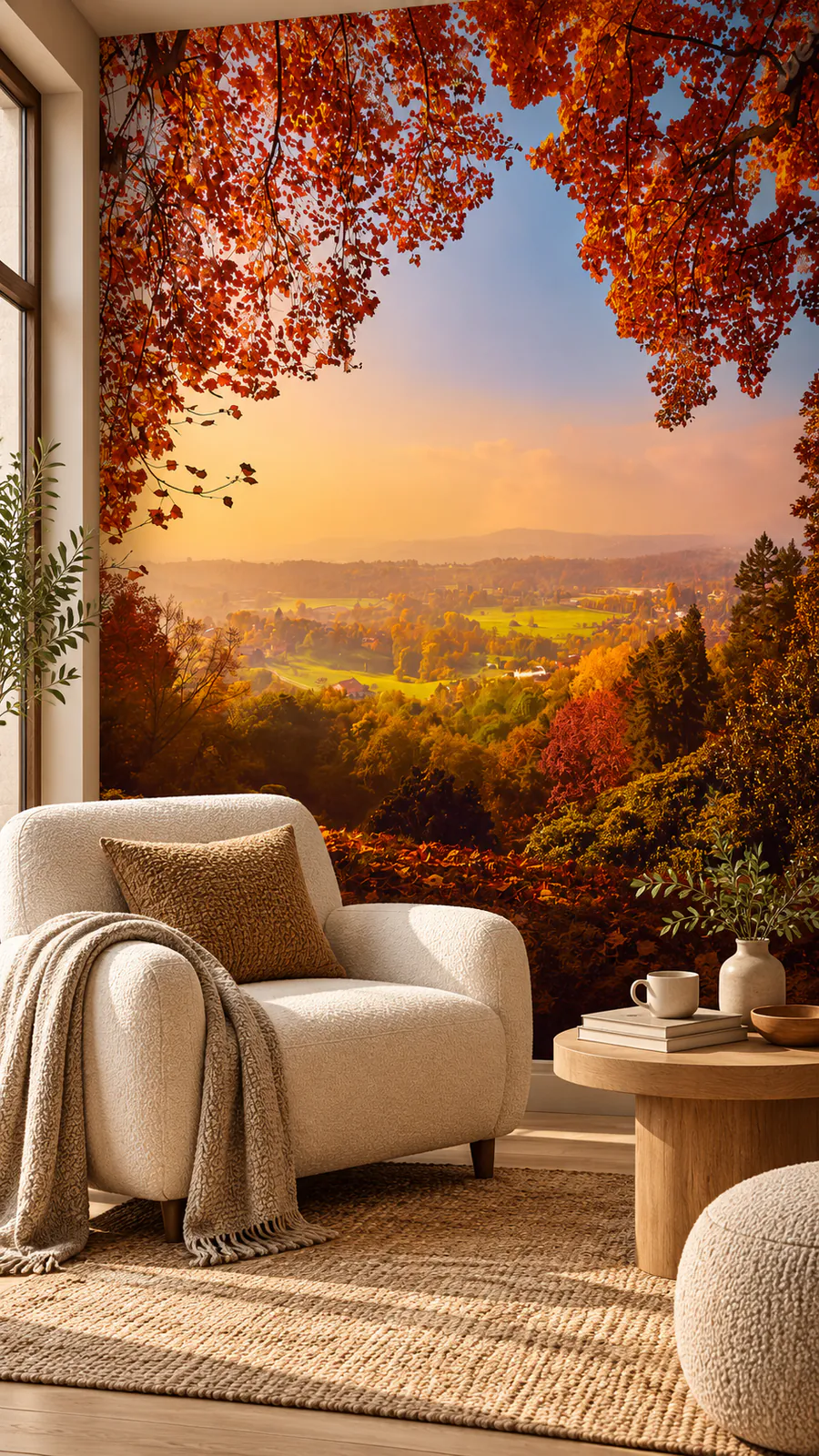 Murale — Paysage d’automne