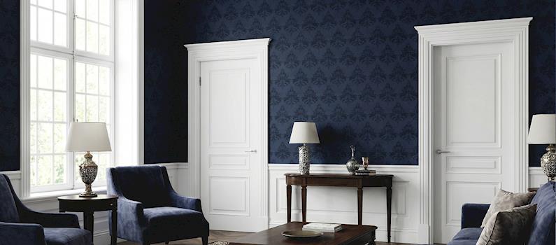Damask bleu