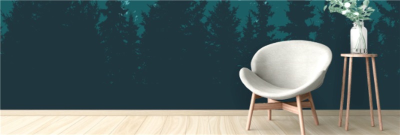 12 tapisseries murales de forêt pour incorporer la nature