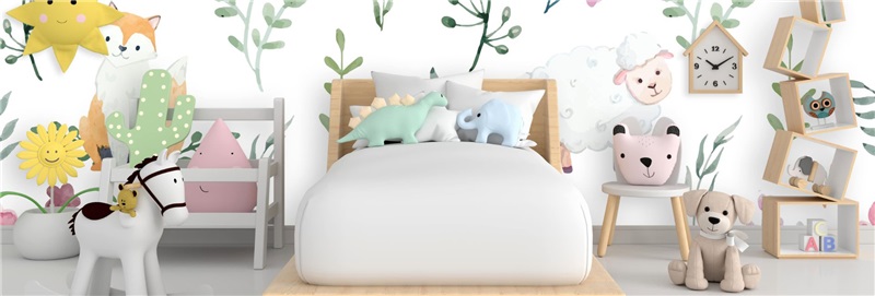 12 idées de papier peint pour une chambre de bébé  