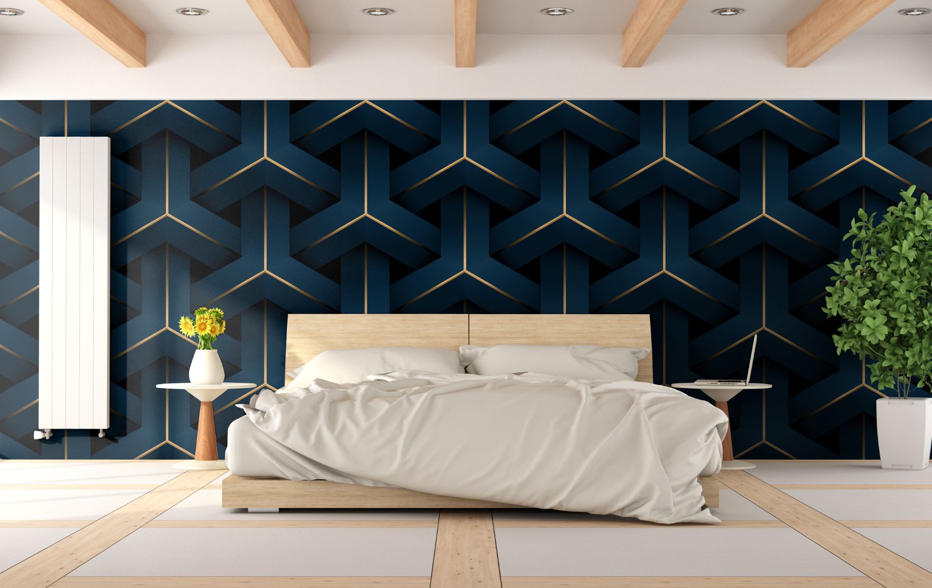 murale motif luxueux