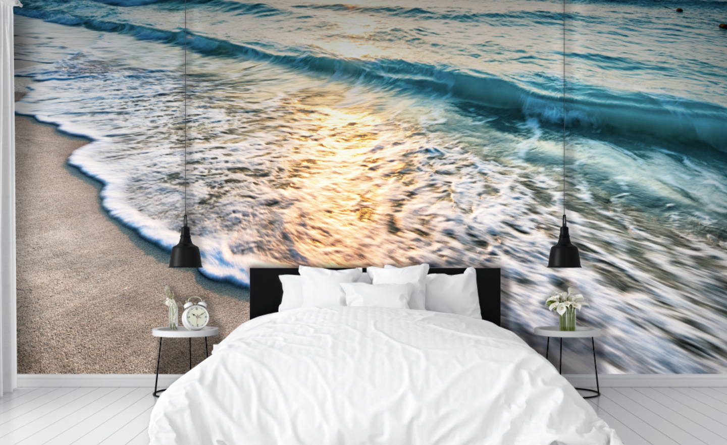 Tapisserie murale plage